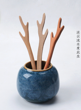 桃木手工发簪古风日常盘发