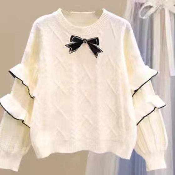 女童冬季穿搭一整套高级感超好看韩系毛衣中大童巨好看冬装裙子潮,淘宝优惠券,粉丝福利购,淘宝优惠卷