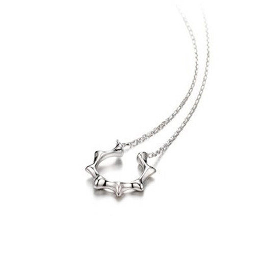 主君的太阳项链女闺蜜925纯银韩国简约锁骨链女士孔孝真同款 - 图3