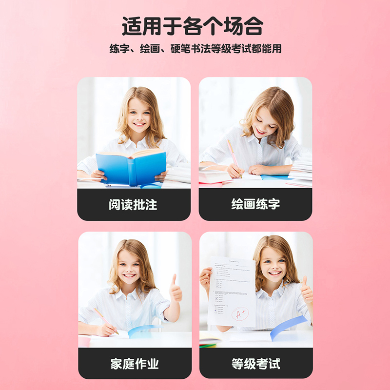 3支装-英雄牌钢笔学生专用三四年级小学生女孩正姿练字高颜值男生款儿童墨囊可换纯蓝墨囊墨水卡通刚笔