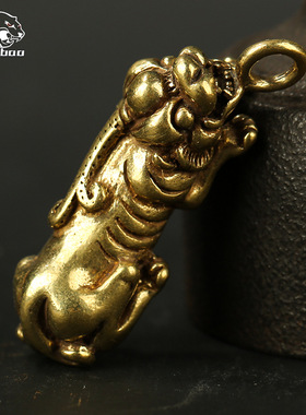 貔貅钥匙扣：招财挂饰