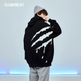 Толстовка с капюшоном, рубашка для отдыха для влюбленных, осенняя, этнический стиль