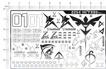 2254-HG FA-93 gd metal sticker 2