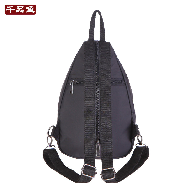 韩版迷你胸包运动旅行背包潮流红包 千品鱼女士包袋