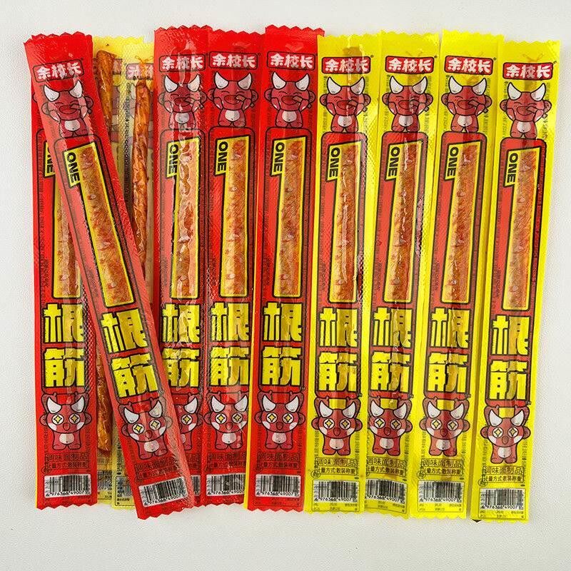 余校长一根筋辣条素牛筋90后怀旧小时候零食麻辣小吃儿时牛筋辣条,淘宝优惠券,粉丝福利购,淘宝优惠卷