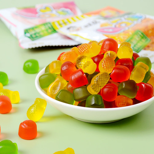 六一食品旺仔QQ糖休闲小零食品8090后童年怀旧儿童果汁软糖果小吃 - 图0