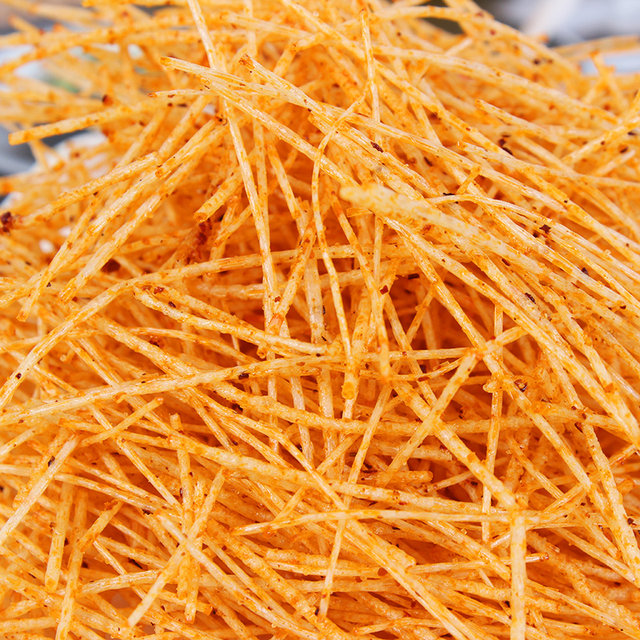 Hulusi spicy strips nostalgic snack food gluten