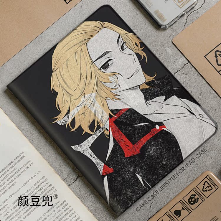 万次郎ipad10.2东京复仇者air3/4保护套pro11笔槽9.7 mini5华为M6 - 图0