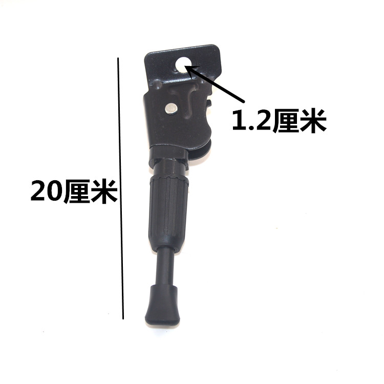 适配F3-F4雅迪GT3折叠电动车锂电代驾14寸电动自行车边撑边架脚架 - 图0