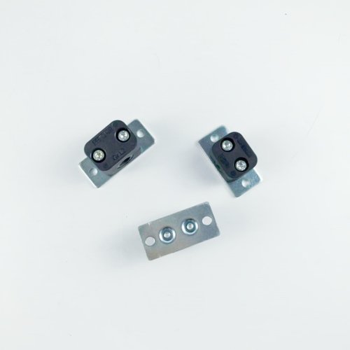 实验室面板安装尼龙管夹不锈钢气路管道卡铝块支架英制固定管卡 - 图0