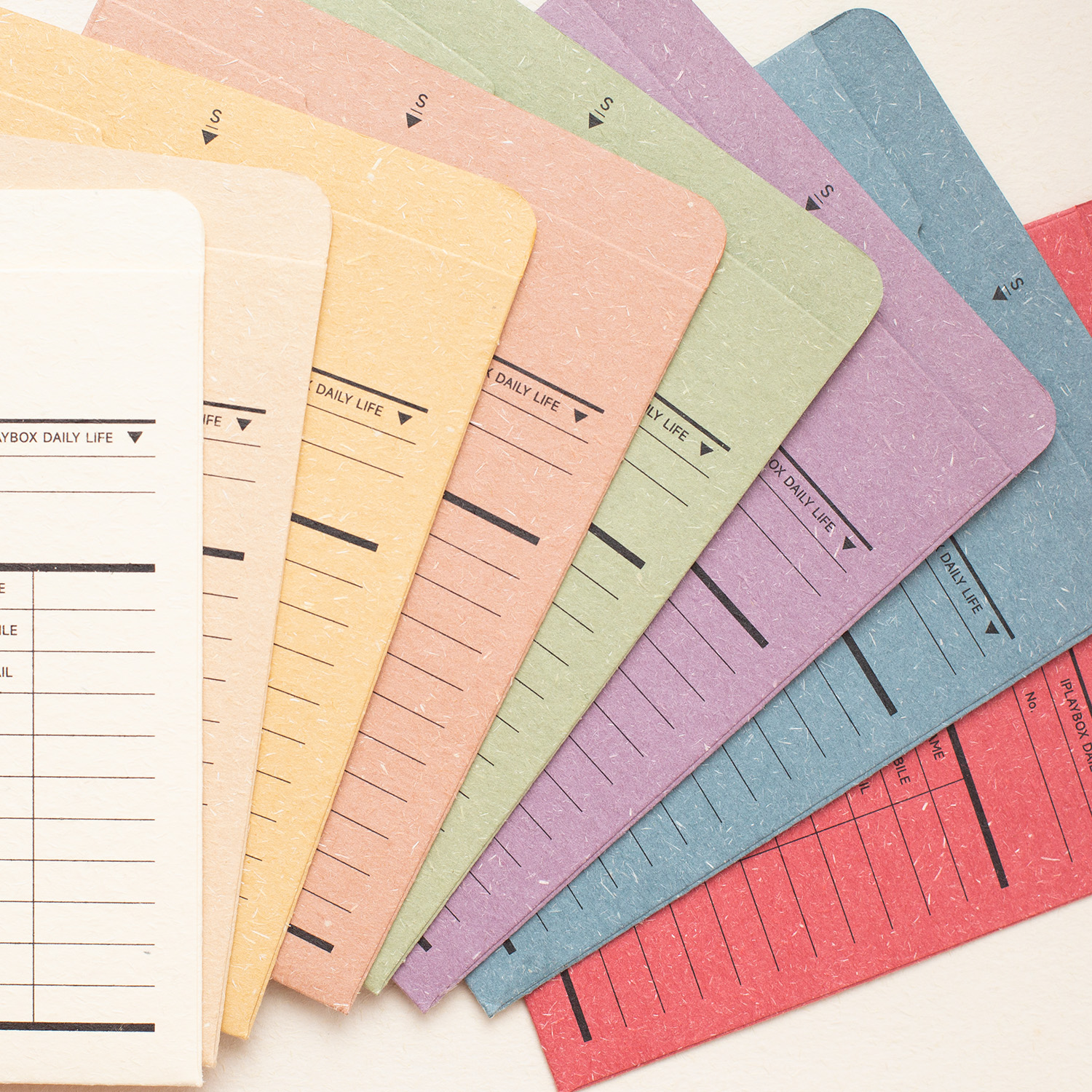 日本iPlaybox复古纸质档案袋A4文件夹资料袋票据收纳相片纸袋信封 - 图1