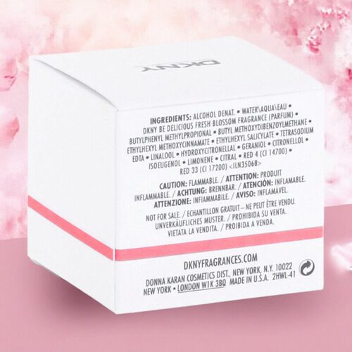 绝版 DKNY Be Delicious  Blossom粉恋苹果女士香水7ml无喷头迷你 - 图2
