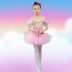 Trang phục trẻ em tutu Little Swan dance tutu fluffy gạc sling cô gái múa ba lê - Trang phục váy công chúa mầm non Trang phục