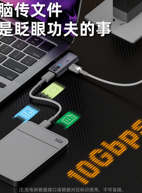 USB3.2Type-C100W快充扩展坞