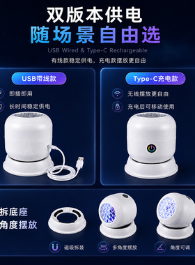圣诞氛围海洋星空旋转投影灯
