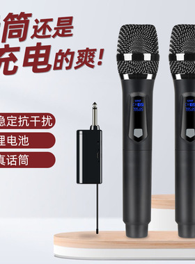 直播K歌户外一拖二无线麦克风