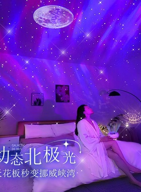 北极光星空投影灯蓝牙音箱夜灯