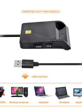 USB2.0智能多合一读卡器