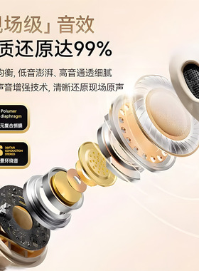 D4半入耳TWS蓝牙耳机降噪通话