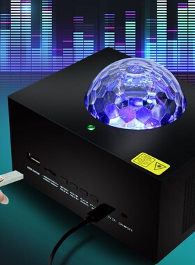 跨境梦幻动态水波纹蓝牙音乐星空投影灯激光氛围儿童卧室装饰夜灯
