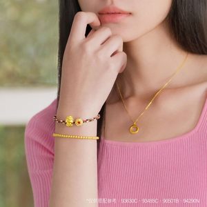 周生生转运珠黄金Charme宝贝祥瑞十二生肖本命佛足金手链串珠