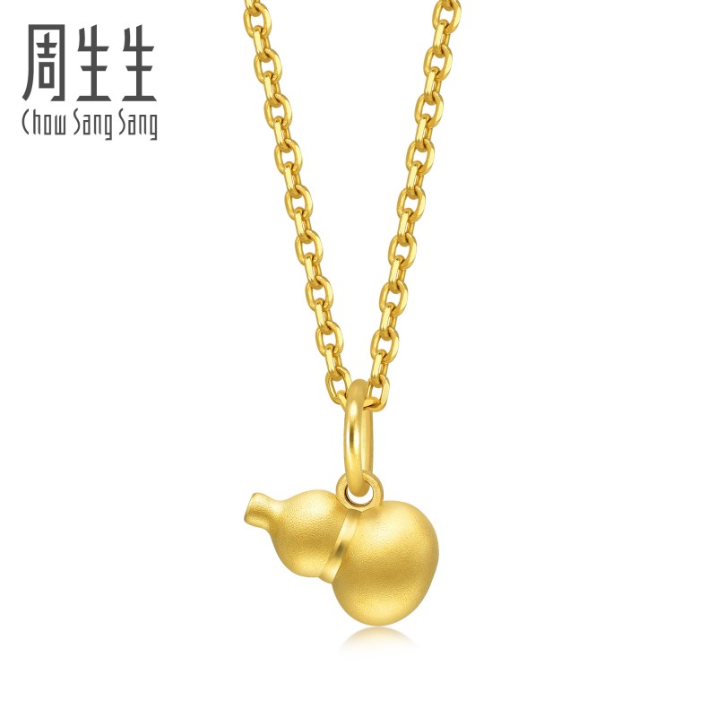 文化祝福文化小品葫芦吊坠挂坠 计价 92039P 周生生黄金 足金 文化祝福文化小品葫芦吊坠挂坠 计价 92039P 周生生黄金 足金