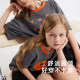 Ying's parent-child clothing for a family of three and four new summer quick-drying baby thin children's short-sleeved T-shirt summer clothing