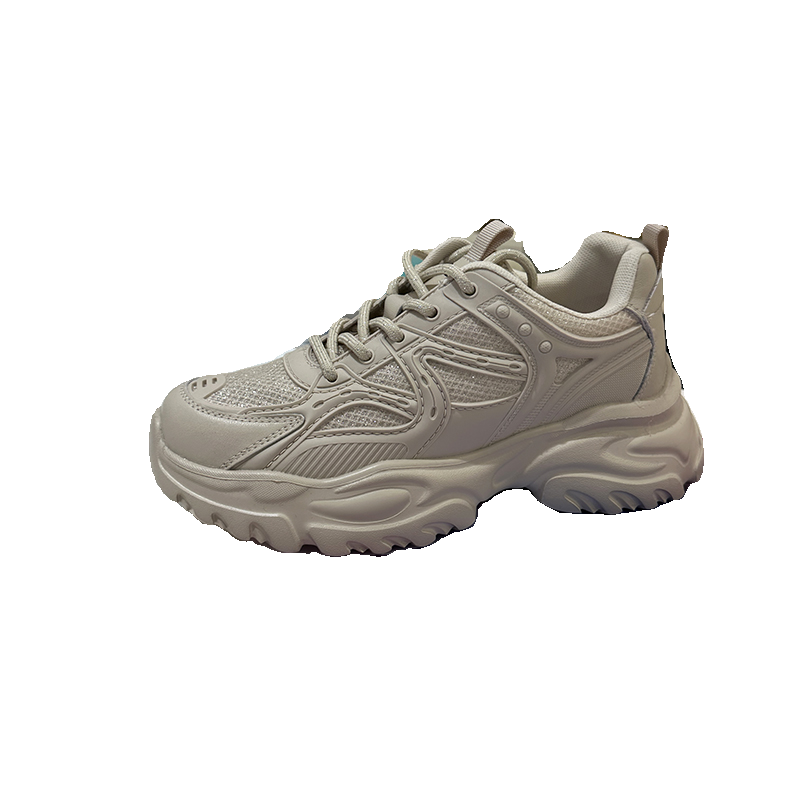 商场同款EBLAN伊伴女鞋2024夏季新款休闲运动老爹鞋厚底B24382202 - 图3