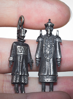 原创纯银吊坠复古项链小众