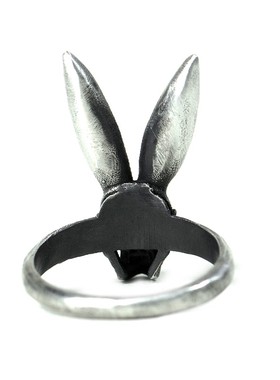 白木黑冰原创手工银饰戒女925银