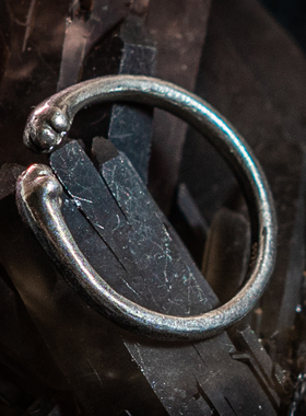 原创复古猫爪开口情侣戒指925银