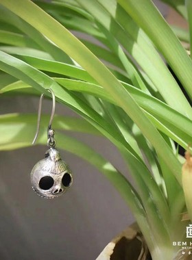 白木黑冰南瓜王子杰克纯银饰品