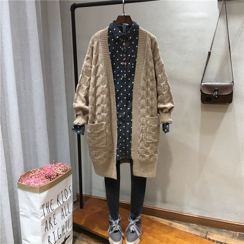 Осенний модный красный оберег на день рождения, куртка, длинный лонгслив, свитер, кардиган, 2022, V-образный вырез, средней длины