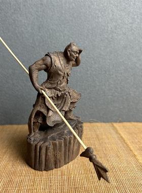 沉香木妈祖部将千里眼顺风耳