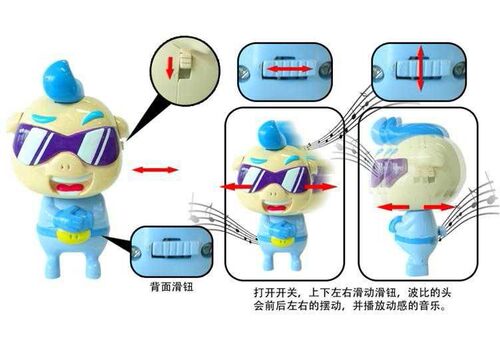 2015正版肯德基猪猪侠之变身战队公仔KFC玩具玩偶手办模型全套4款 - 图1