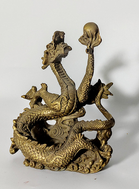 书房雕刻神像黄铜工艺品