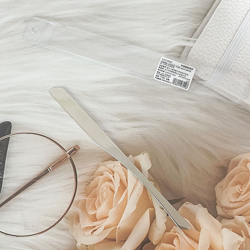 GECOMO格蒙不锈钢粉底铲精密化妆工具面部上妆铲子面部美容工具,淘宝优惠券,粉丝福利购,淘宝优惠卷