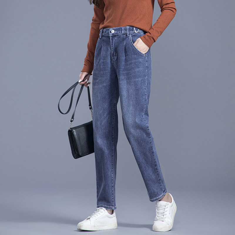 2020秋季新款韩版宽松直筒潮牛仔裤 序匠牛仔裤