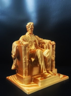 林肯纪念堂总统雕像摆件家居客厅装饰摆件高级格调历史教学跨境