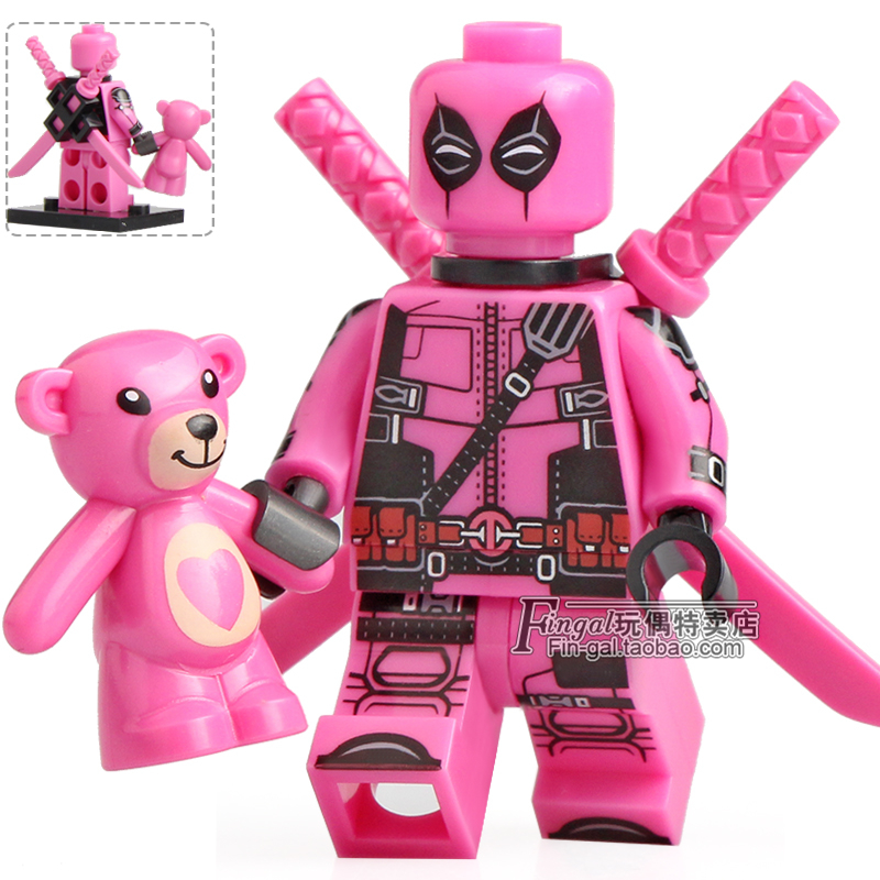 科睿KT1004超级英雄死侍失格雷神毒液急冻人蝙蝠侠积木人仔玩具 - 图1