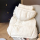 Little C's Fashionable Loose Cotton Down Vest Women's 2026 Winter New Style Outer Wear Hooded Waistcoat Stacked Vest