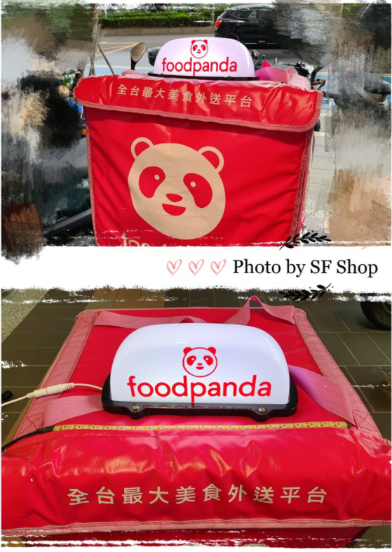 汽车电动车改装foodpanda, grab搭车方便外卖车灯ubereats车顶灯-图0