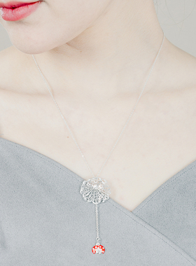 NISHINE/倪上设计原创设计师首饰  西湖系列 银 珐琅 瓢虫挂件