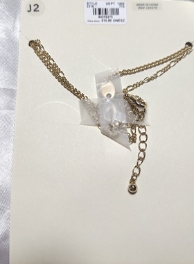 气质滴釉爱心项链锁骨链 欧美时尚百搭学生女简约镶钻两条组合X10