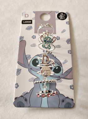 字母尺寸不同随机发时尚可爱卡通戒指套装组合女生百搭指环卡装20