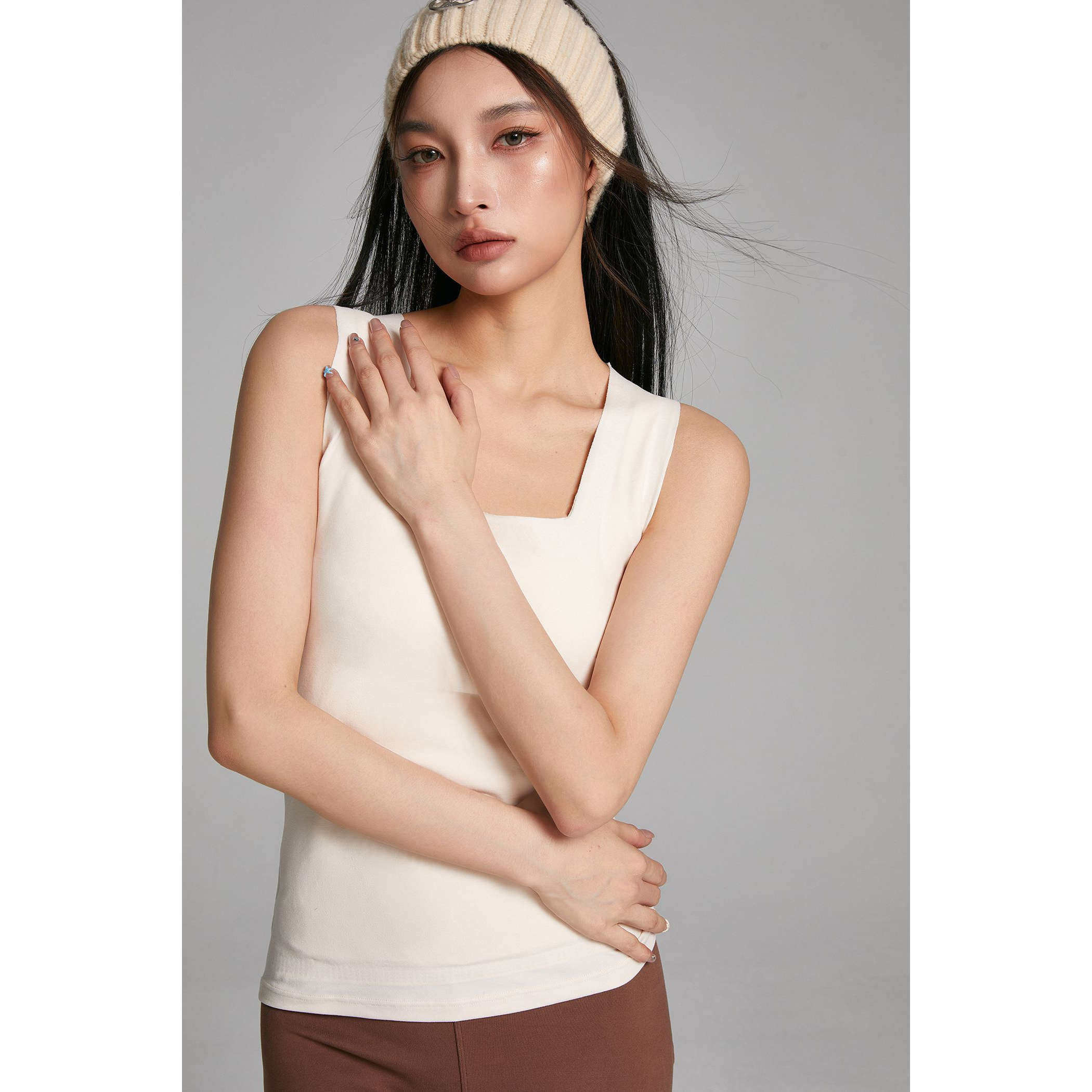 【御寒小暖炉】秋冬慕斯绒羊毛内里发热磨毛保暖背心无痕打底衣,淘宝优惠券,粉丝福利购,淘宝优惠卷