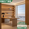 Solid wood door bedroom door interior door original wood door Thai oak red walnut North American red oak red cherry wood door