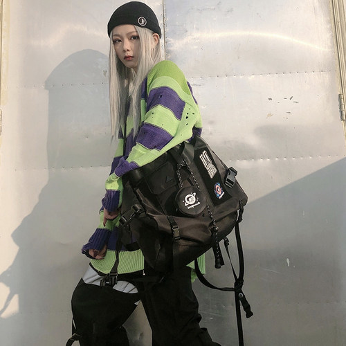 iMipack 单双肩两用机能多功能背包男女健身旅行电脑大容量书日系 - 图0