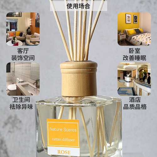 Nature Scents 酒店房间洗手间室内家用除臭祛味香水无火香薰精油 - 图1