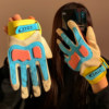 Dopamine contrast color riding motorcycle gloves women's summer